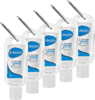 

B SINCERE ADVANCED HAND SANITIZER(275 ml, Bottle, Pack of 5)