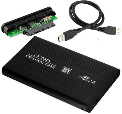 

AlexVyan Black External 2.5 Hard Disk Enclosure(For Sony, Black)