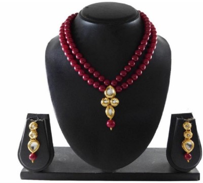 CATALYST Brass Copper Maroon, Gold Jewellery Set(Pack of 1)