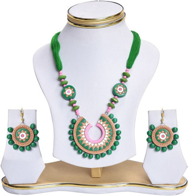 Rai Collection Terracotta Multicolor Jewellery Set(Pack of 1)