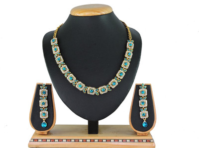 VATSALYA creation Alloy Gold-plated Multicolor Jewellery Set(Pack of 1)