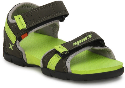 

Sparx Boys & Girls Velcro Sports Sandals(Green, Olivegreen
