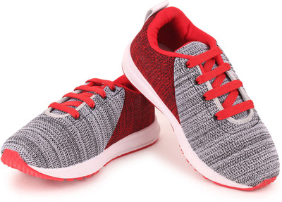 

letsrun Boys & Girls Lace Running Shoes(Red