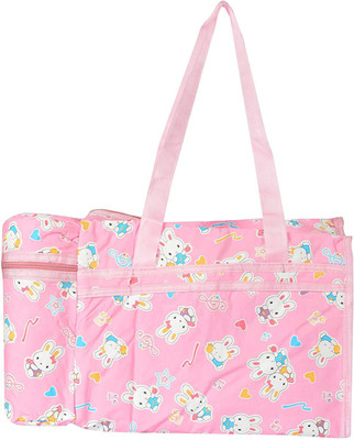 

Kid's Care MOTHER BAG SRE Bottle Tote Bag (WHITE AND PINK, SRE 084)(Pack of 1, WHITE AND PINK)