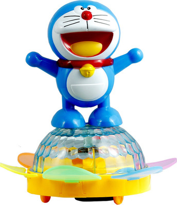 

ToyzIsland Exclusive High Quality DOREMON WITH 4D LIGHTS AND SOUND AND ROTATING(Multicolor)