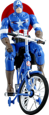 

ToyzIsland Exclusive High Quality AMERICAN SUPER HERO CYCLE WITH MUSIC(Multicolor)