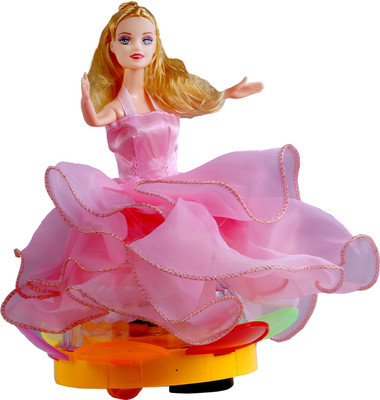 

ToyzIsland Exclusive High Quality DANCING DOLL WITH 3D LED LIGHTS AND MUSIC ROTATING FUNCTION(Multicolor)