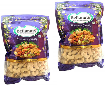 

Bellanuts Cashew Nut 210(W) - 500 gm Each (Pack of 2) Cashews(1000 g, Pouch)
