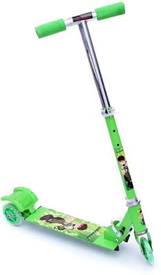 

DGN Kids Foldable Ride On 3 Wheel Green Scooter(Green)