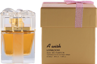 

Lonkoom A Wish Fruity Floral Perfume Gold Color Eau de Parfum - 100 ml(For Men & Women)