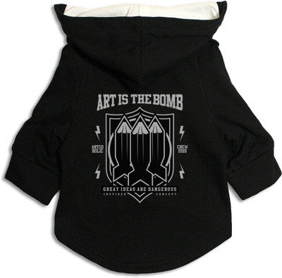 

Ruse Hoodie for Dog(Black/White