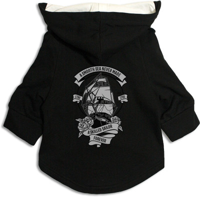 

Ruse Hoodie for Dog(Black/White