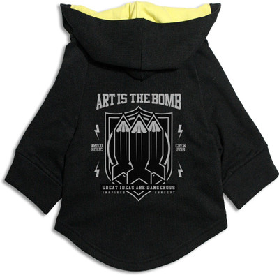 

Ruse Hoodie for Dog(Black/Yellow, Grey