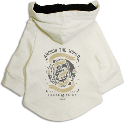 

Ruse Hoodie for Dog(White/Black