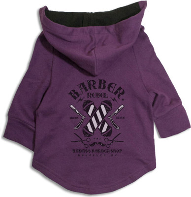 

Ruse Hoodie for Dog(Purple/Black