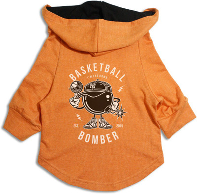 

Ruse Hoodie for Dog(Orange/Black