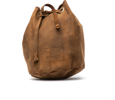 

SandCraft Real Buffalo Leather Waist Pouch Potli(Brown)