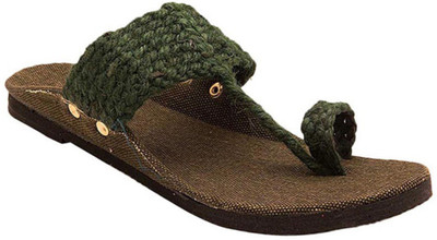 

SHUDHI Men Green Flats