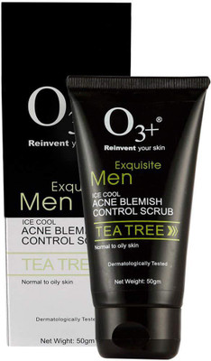 

O3+ Equisite Men Tea Tree Ice Cool Acne Blemish Control Scrub(50 g)