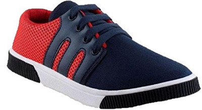 

KALTOR KT-BR-1-Red Blue Canvas Shoes For Men(Blue, Red