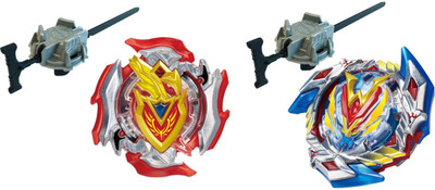 

Assemble Beyblade Burst B-105 Zet Achilles 11XT Balance Starter with Launcher & B-104 Beyblade Burst Winning Valkyrie.12VI Starter Spinning Top Pack of 2(Multicolor)