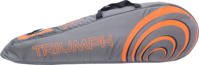 

Triumph Grey/Orange Badminton Kit Bag badminton kit(Grey, Kit Bag