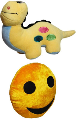 

Red Ballons Super Cute Embroidered Diansour and smiley Pillow - 10 cm(Yellow)