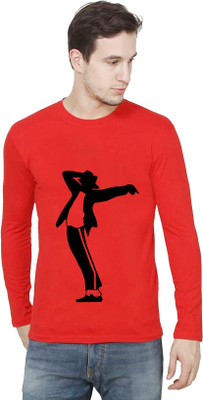 BRITISH TERMINAL Graphic Print Men Round Neck Red T-Shirt