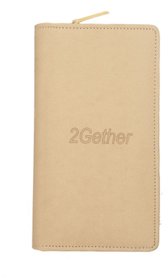 Sukeshcraft RFID SAFE WALLET FOR 4 PASSPORTS/6 CARD/BOARDING PASS/CURRENCY(Beige)