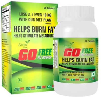 

GoFree Green Tea Fat Burner 60 Capsules Weight Management Supplement(60 No)