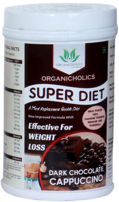 

ORGANICHOLICS Super Diet Meal Replacement Shake For Weight Loss (Chocolate Flavour)(454 g)