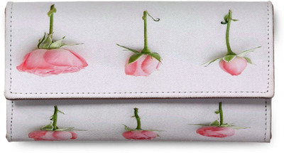 

VKEXCLUSIVE Girls Multicolor Genuine Leather, Canvas Wallet(4 Card Slots), Vk-wl0030