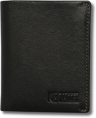 

Kim Jagger Men Black Genuine Leather Wallet(9 Card Slots)