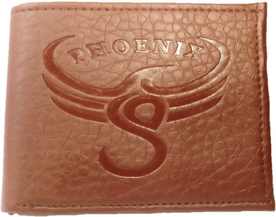 

Phoenix Men Brown Artificial Leather Wallet(4 Card Slots)
