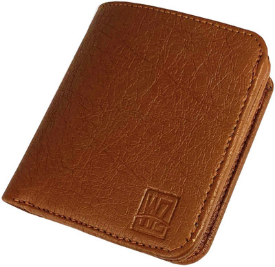 WENZEST Men Casual Tan Artificial Leather Wallet(5 Card Slots)