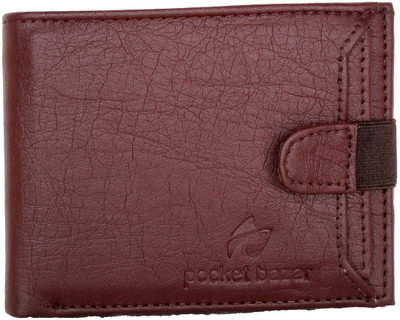 

pocket bazar Men Brown Artificial Leather Wallet(9 Card Slots)