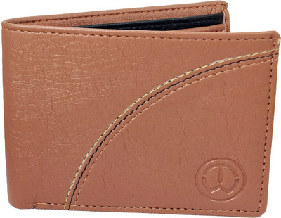 

SA Enterprises Boys Casual Brown Artificial Leather Wallet(3 Card Slots), Tan