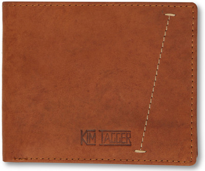 

Kim Jagger Men Tan Genuine Leather Wallet(12 Card Slots)