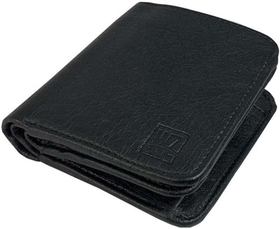 

Wenzest Men Black Artificial Leather Wallet(5 Card Slots)