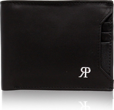 

Raymond Parker Men Black Genuine Leather Wallet(6 Card Slots)