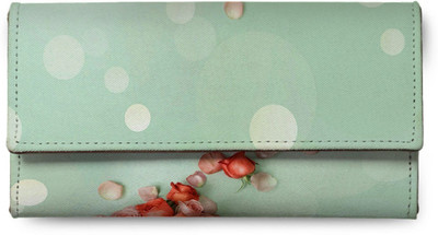 

VKEXCLUSIVE Girls Multicolor Genuine Leather, Canvas Wallet(4 Card Slots), Vk-wl0081