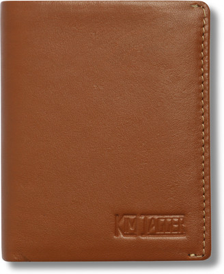 

Kim Jagger Men Tan Genuine Leather Wallet(9 Card Slots)