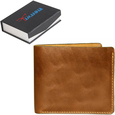 

Tamanna Men Tan Genuine Leather Wallet(6 Card Slots)