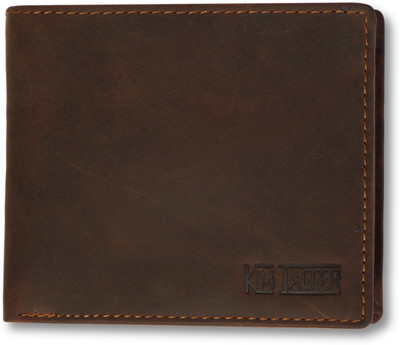 

Kim Jagger Men Brown Genuine Leather Wallet(10 Card Slots)