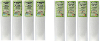 

HOLME'S Ro Pre Filter Kemflow Ro Water Purifier Filter Sediment Pp (Spun) 5 Micron. 8 Pcs Solid Filter Cartridge(0.2, Pack of 8)