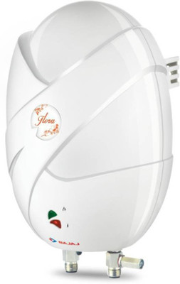 BajajFlora 3 Litres 4.5kW Instant Water Heater (White)