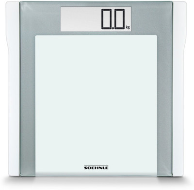 

Soehnle PSD Style Sense Comfort 200 Weighing Scale(White, Silver), Silver;white