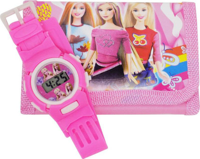 

BOXO Digital Watch, Wallet Combo(Pink)