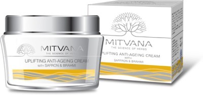 Mitvana Uplifting Ant-Aging Cream 50g with Saffron & Brahmi(50 g)