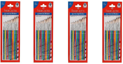 

Faber-Castell 13 tri grip brushes round pack 4 pcs